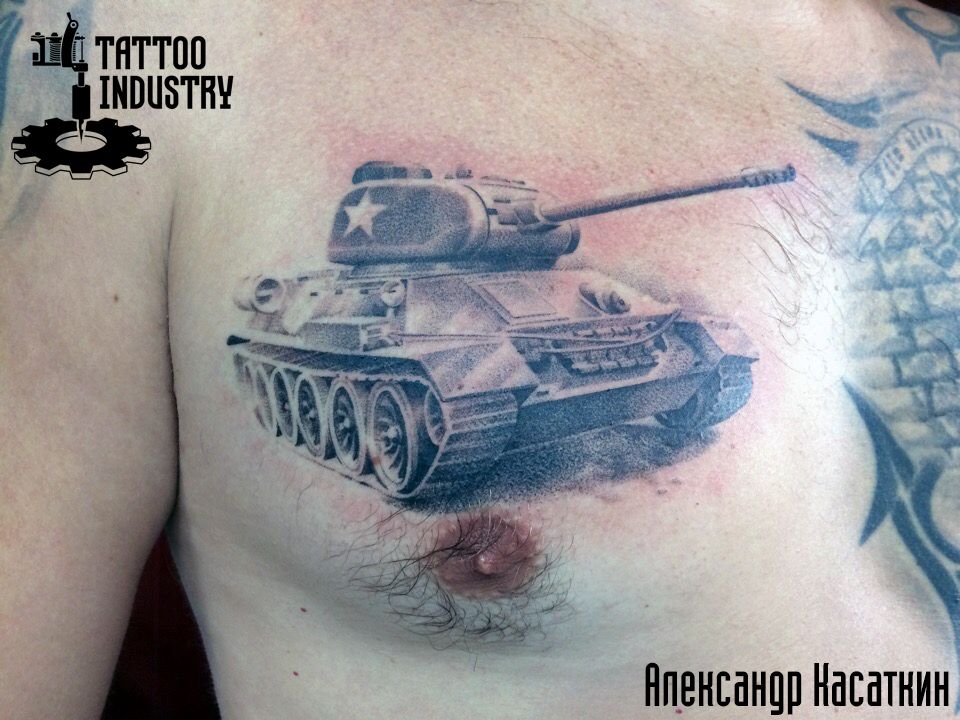 Татуировка танк (77 фото)