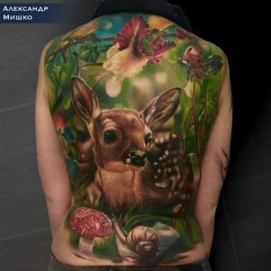 Фотография Black pig tattoo 0